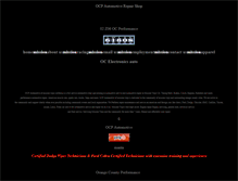 Tablet Screenshot of ocperformance.com